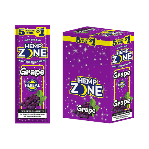 Grape Hemp Zone Wraps