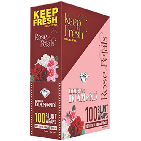 Double Diamond Hemp Wraps Rose Petal