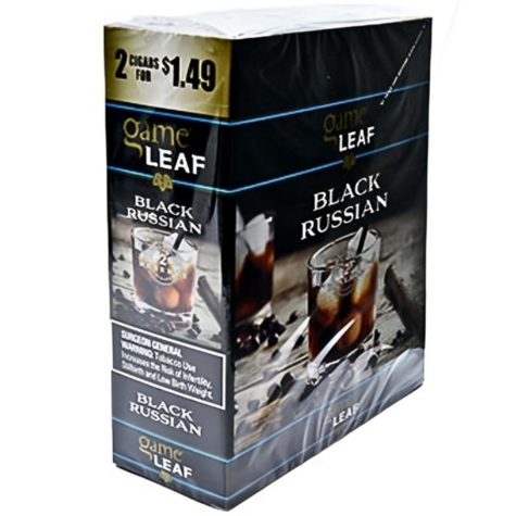 Game Leaf Cigarillos Black Russian