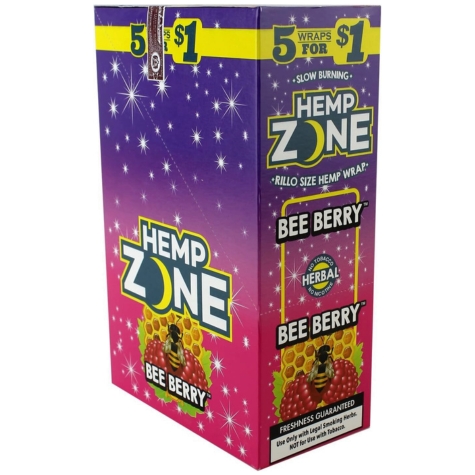 Hemp Zone Wraps Bee Berry