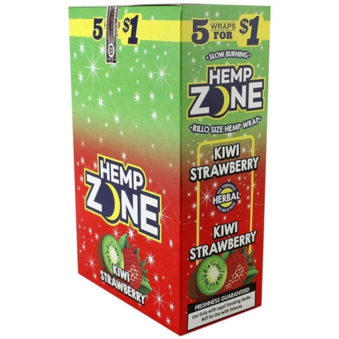 Hemp Zone Wraps Kiwi Strawberry