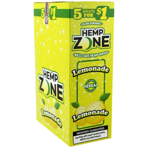Hemp Zone Wraps Lemonade