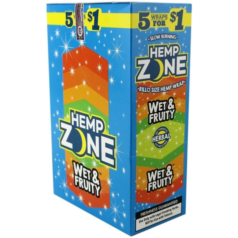 Hemp Zone Wraps Wet and Fruity