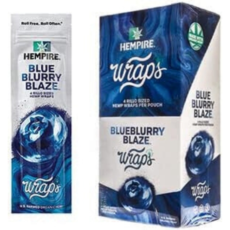 Hempire Hemp Wraps Blue Blurry Blaze