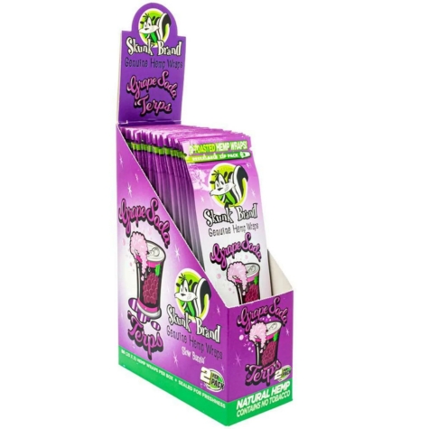 Skunk Brand Hemp Wraps Grape Soda