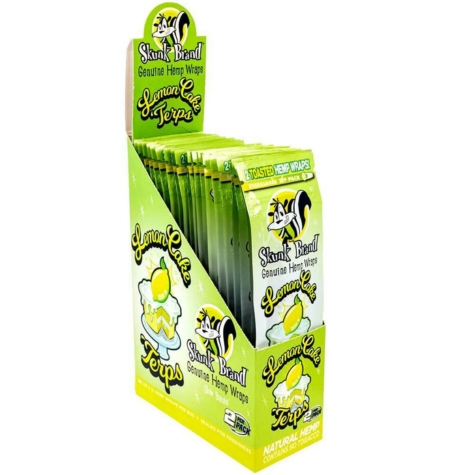 Skunk Brand Hemp Wraps Lemon Cake