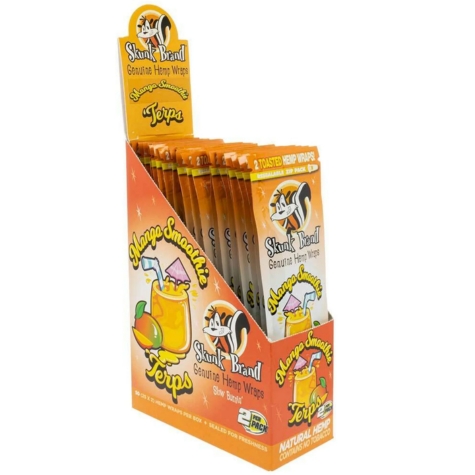 Skunk Brand Hemp Wraps Mango Smoothie