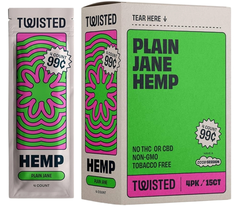 Twisted Hemp Plain Jane Natural Wraps
