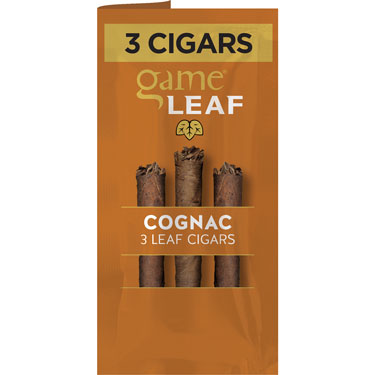 Game Leaf Cigarillos Cognac 10 Packs of 3 Pre Priced