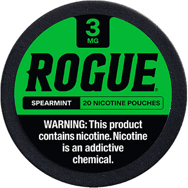 Rogue Nicotine Pouches Spearmint 3mg 5ct
