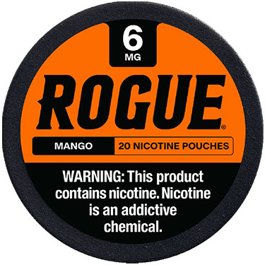 Rogue Nicotine Pouches Mango 6mg 5ct