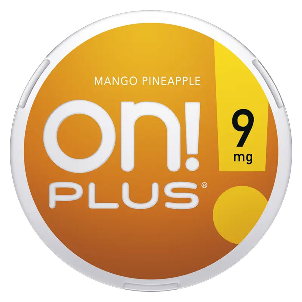 ON Plus Nicotine Pouches Mango Pineapple 9mg 5ct