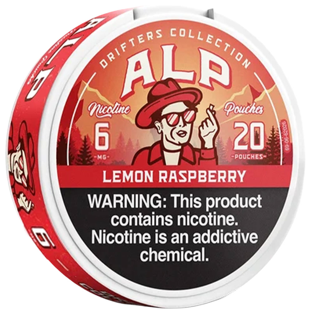 ALP Drifters Nicotine Pouches Lemon Raspberry 6mg 5ct