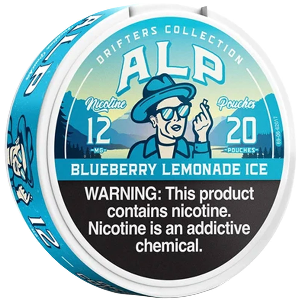 ALP Drifters Nicotine Pouches Blueberry Lemonade Ice 12mg 5ct