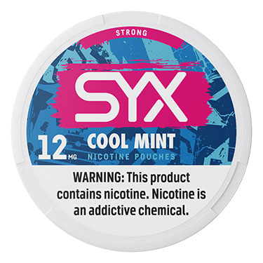 SYX Nicotine Pouches Cool Mint 12mg 5ct