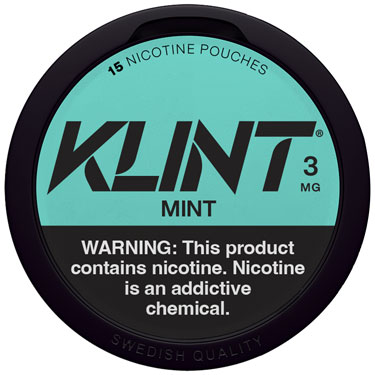 KLINT Nicotine Pouches Mint 3mg 5ct