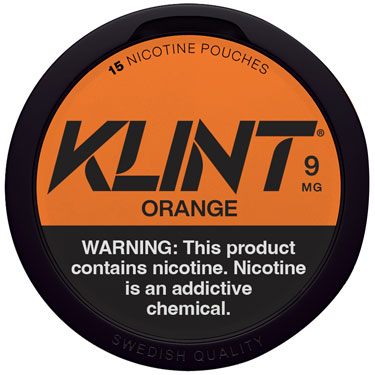 KLINT Nicotine Pouches Orange 9mg 5ct