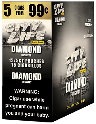 City Life Cigarillos Diamond 15ct