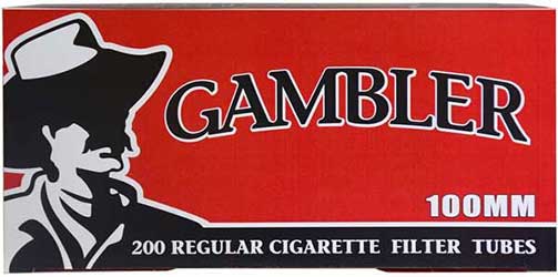 Gambler Cigarette Tubes Regular 100s 200ct Box