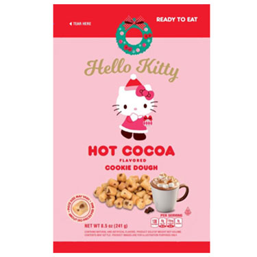 Hello Kitty Hot Cocoa Flavored Cookie Dough 8.5oz Pouch
