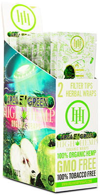 High Hemp Organic Area 51 Wraps 25ct