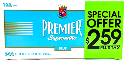 Premier Supermatic Light 100 Tubes 200ct PP 2.59