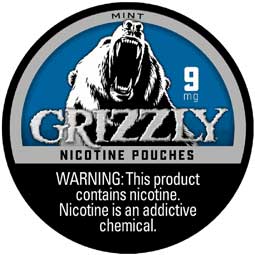 Grizzly Nicotine Pouches Mint 9mg 5ct