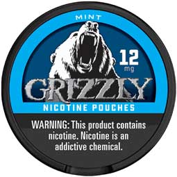Grizzly Nicotine Pouches Mint 12mg 5ct
