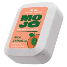 MOJO Peach Watermelon Energy Pouches 50mg 5ct