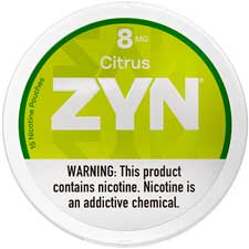ZYN Nicotine Pouches Citrus 8mg 5ct