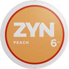 ZYN Nicotine Pouches Peach 3mg 5ct