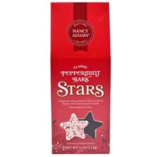 Nancy Adams Peppermint Bark Stars 4oz Box