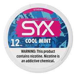 SYX Nicotine Pouches Cool Mint 12mg 5ct
