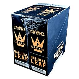 CRWNZ Natural Leaf Cigars Cream 30ct 2pk