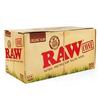RAW Organic Hemp Cones 1.25 32ct Box