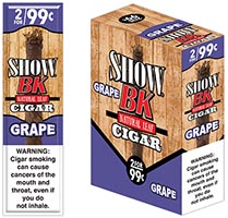 Show BK Grape Natural Leaf Cigars 15 2pks