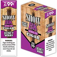 Show BK Honey Berry Natural Leaf Cigars 15 2pks