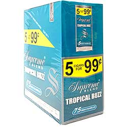 Supreme Blend Cigarillos Tropical Buzz 15ct