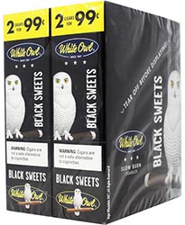 White Owl Cigarillos Black Sweets 30ct