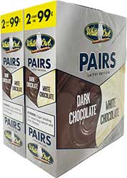 White Owl Cigarillos Pairs Dark Chocolate and White Chocolate 30ct