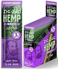 Zig Zag Hemp Wraps OG Purp 25 Packs of 2