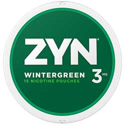 ZYN Nicotine Pouches Wintergreen 3mg 5ct