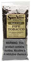 Super Value Black and Gold Pipe Tobacco 12oz Bag