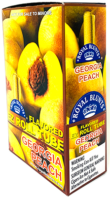 Royal Blunts EZ Roll Tube Georgia Peach 25ct Box 