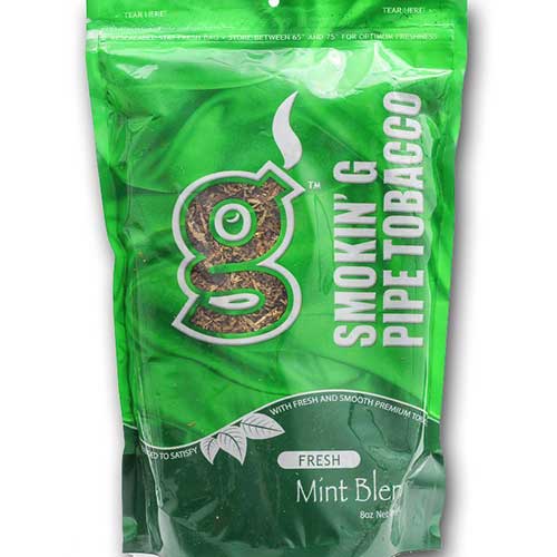 Smokin G Fresh Mint 8oz Pipe Tobacco