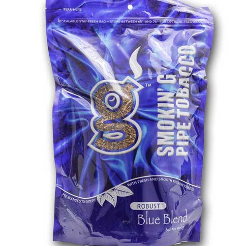 Smokin G Robust Blue Blend 8oz Pipe Tobacco