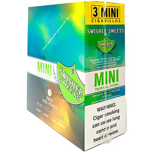 Swisher Sweets Mini Cigarillos Tropical Storm 15ct Bluegrass Tobacco