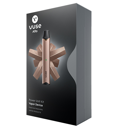 Vuse Alto Device Kit Rose Gold Bluegrass Tobacco