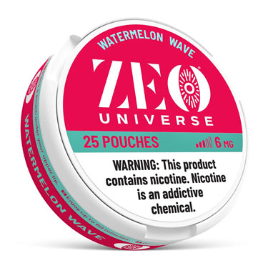 ZEO Universe Nicotine Pouches Watmerlon Wave 6mg 5ct