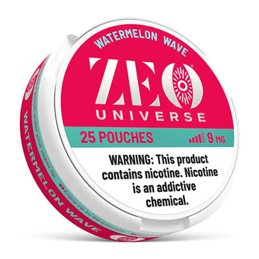 ZEO Universe Nicotine Pouches Watmerlon Wave 9mg 5ct